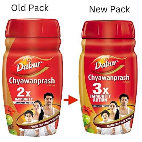 Dabur Chyawanprash - 950g | 3X Immunity Action | With 40+ Ayurvedic Herbs | Helps Build Strength & Stamina | Builds Overall Health | Ayurvedic Health Supplement | Good for Digestion & Respiration 2