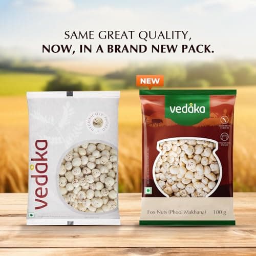 Amazon Brand - Vedaka Fox Nuts (Phool Makhana), 100g 2