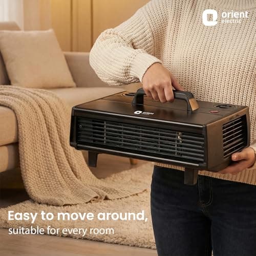 Orient Electric Heat Convector Room Heater | 2000W power | 2 heat settings | Compact design | Quick heating with dual fans | Neon indicator | 2 years warranty 5