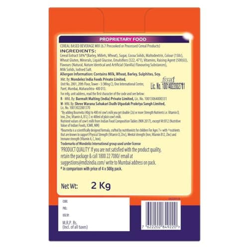 Bournvita Chocolate Nutrition Drink, 2 Kg 4