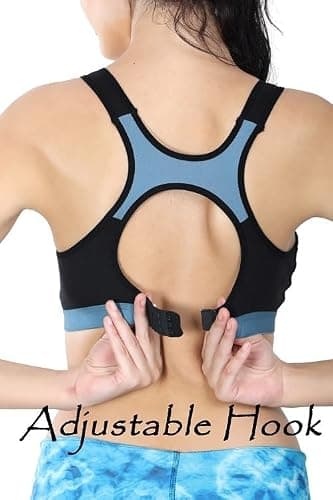 Heavy movement control improves using plus size sport bra created as a supportive bra offering padded stability, strong hold, breathable cotton sport fabric, secure straps, gym confidence, running. 5