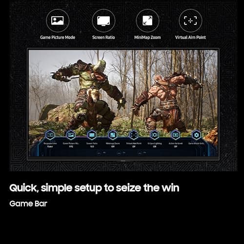 Samsung 27"(68.5cm) Odyssey G7 4K Smart Gaming Monitor|UHD 3840 x 2160|Fast IPS panel|144 Hz|1ms|OTT Apps|VESA DisplayHDR400|Speakers|FreeSync Premium|LAN|WiFi|Bluetooth|HAS Pivot|LS27DG700EWXXL|Black 3