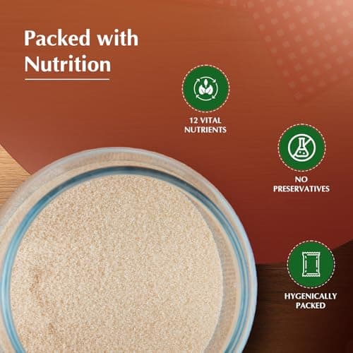 VEDAKA ROASTED SOOJI 1KG 4