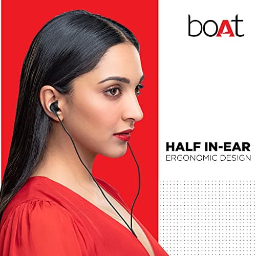 Boat Bassheads 104 in Ear Wired Earphones(Black) 2