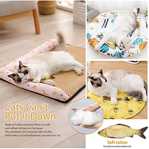 Futurekart Pet Cat Toy Simulation Fish Interactive Kitten Chewing Scratching Play Fun Toys 2