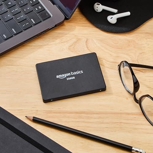amazon basics 2.5 inch SATA Internal SSD 256 GB | Speed up to 550 MBps | Shock Resistant | Energy Efficient | High-Speed Performance 5