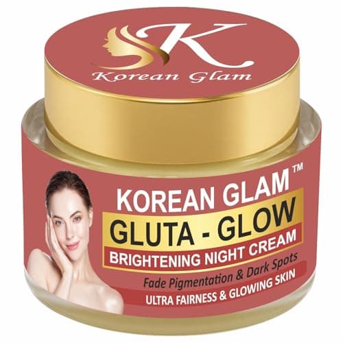 Korean Glow Brightening Night Cream for Fair & Glowing Skin | Reduces Dark Spots, Acne Scars & Pigmentation | Deep Nourishment & Hydration – 30g