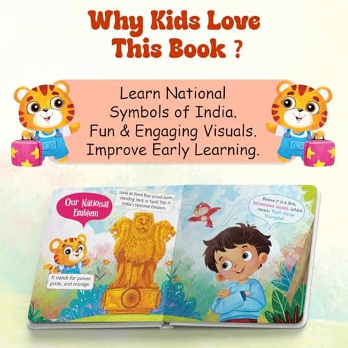 Pegasus Indian National Symbols Kids Educational Book Discover Meanings of Proud Emblems and State Flag History for Children Learning Heritage Facts ... (Incredible India Book for kids) 4