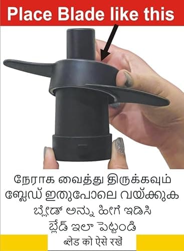 Maggi RIO All-in-1 4G Food Processor Attachment & Coconut Scraper (Universal) | Fits Most Mixer Grinders | Chopping, Slicing, Shredding, Kneading, Whisking 5