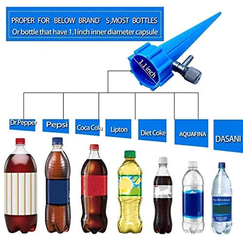 Techhark® Plant Self-Watering Spikes, 12-Pack, Automatic Drip Irrigation System for Indoor and Outdoor Plants, Green 5