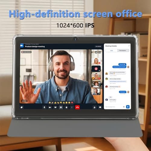 ZZB 7" Android Tablet, 8GB RAM (4GB Expandable), 32GB ROM Tablets, Support 1TB MicroSD, Dual Camera, 5G WiFi-6 Android Tablet with Case, 7 Inch Tablets + 2025 Case 2