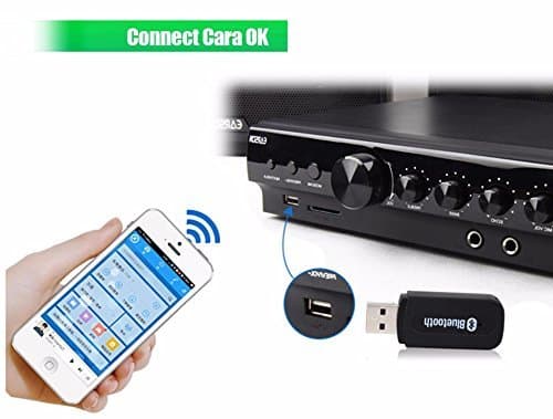 BigPlayer Bluetooth Stereo Adapter Audio Receiver 3.5Mm Music Wireless HiFi Dongle Transmitter USB MP3 Speaker Car- Black 3