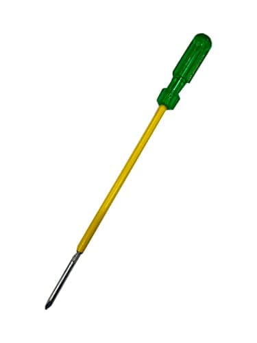 Jon Bhandari Tools Insulated Magnetic Two-in-One Screwdriver | Slotted & Phillips Head (6 x 250mm) | Heavy Duty, Shockproof Handle for Home & Electrical Use, 1 Pc,Multicolor