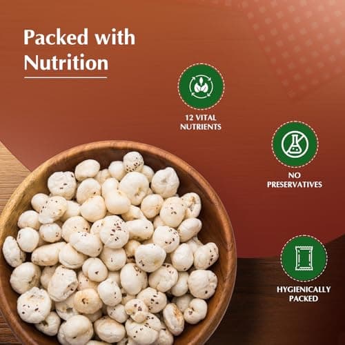 Amazon Brand - Vedaka Fox Nuts (Phool Makhana), 100g 4