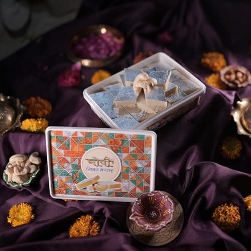 Gopi Misthan Bhandar Kaju Katli 250 gm pack|India’s Most Loved Mithai|100% Karnel Cashews |Traditional recipe|A Festive Favorite |No Khoya|No Artificial Preservatives| 3