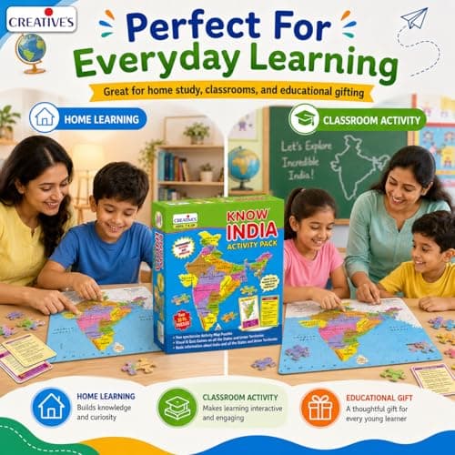 Creative Educational Aids P. Ltd. Wildlife Educational Games & Puzzle , 60 Piece, Multicolour 5