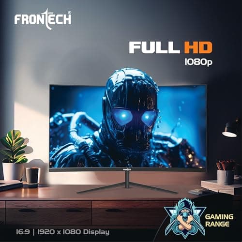 FRONTECH 27-Inch (68.58 cm) Curved Gaming LED Monitor | Full HD 1080p | 120Hz Refresh Rate | RGB Lights | HDMI & VGA Dual Input | Wall Mountable | 3 Years Warranty (MON-0053A) 5