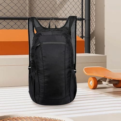 Meadawgs® Packable Backpack Casual Foldable Backpack for Commuting Backpacking Outdoor Black|Clothing, Shoes & Accessories | Mens Accessories | Backpacks, Bags & Briefcases|1 Backpack 3