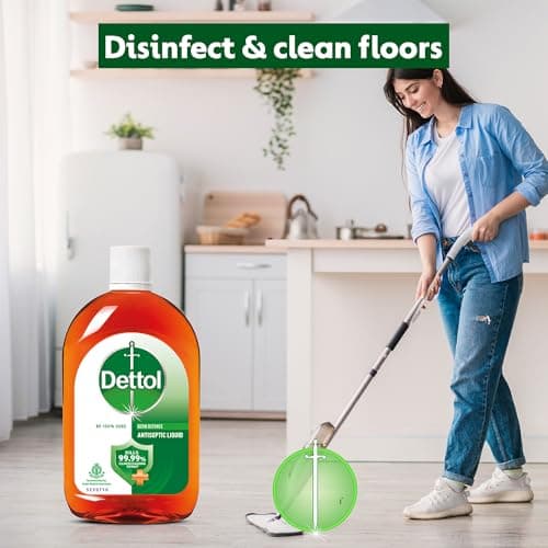 Dettol Antiseptic Liquid for First Aid, Surface Disinfection and Personal Hygiene, 750ml 5