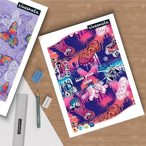 Classmate Long Notebook - A4, Soft Cover, 304 Pages, Single Line (Pack of 6) 3