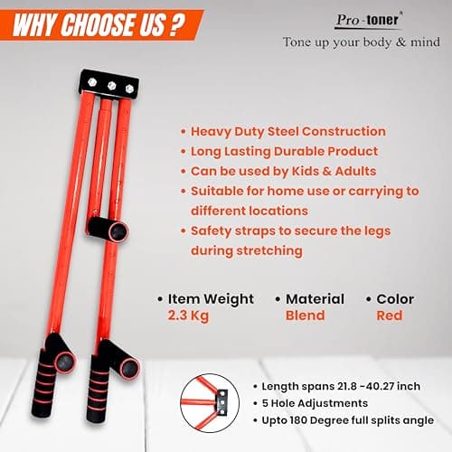 Protoner Leg Stretcher Leg Split Machine Stretching Equipment Leg Extension for Martial Arts, Yoga, Gymnastics, Aerobics Fitness 5