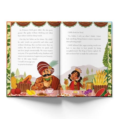 How the Chilli Became Hot by Sudha Murty: Gorgeous Full-Colored Children's Chapter Book | A Story Book Celebrating Kindness, Humility, and other Moral Values 3