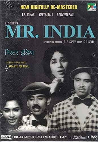 Mr.India - New Digitally Re-Masrered (Brand New Single Disc Dvd, Hindi Language, With English Subtitles, Released By Pen Dvd)