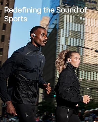 SHOKZ Openrun Pro 2 Mini Bone Conduction Sport Headphones, Open Ear Wireless Earphones With Bluetooth 5.3, Noise Cancelling Mics, IP55 Waterproof, 12H Playtime For Running, USB-C Quick Charge (Silver) 3