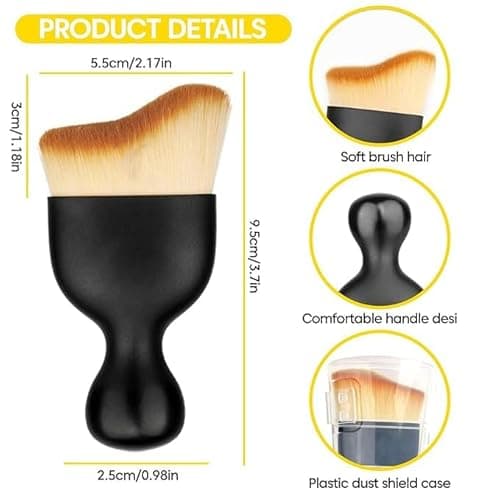 Sounce Car Cleaning 5 in 1 Kit Microfiber Duster with Long Handle Cleaning Brush Exteriror and Interiror Cleaner Cloth Ac Vent Cleaner Brush for Car, Motorbike, SUVs with Glass Cleaner Tablets 3