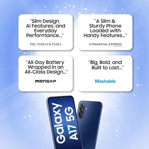 Samsung Galaxy A17 5G (Gray, 8GB RAM, 128GB Storage) | 50 MP No Shake Camera | Gemini Live | Circle to Search | Super AMOLED | Corning Gorilla Glass Victus | 7.5mm Sleek | AI 5