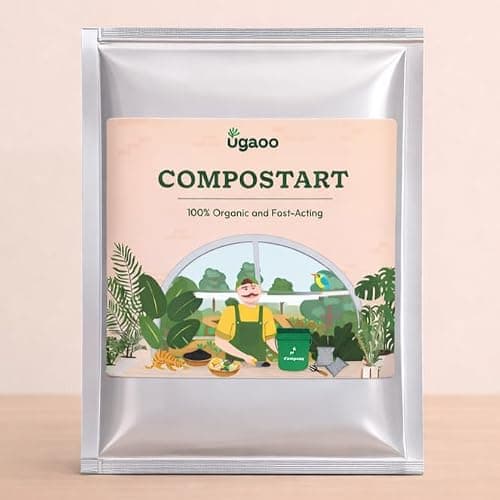 Ugaoo Compostart Compost Starter Powder for Kitchen Waste Composting - Organic Waste Decomposer, Compost Maker Powder, Composting & Bokashi Compost Maker | Odor Control | Fast Composting | 100g