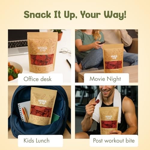 Snack It Up Beetroot Chips Crème & Onion Flavour (100g x 1) | Healthy Air-Fried Vegetable Chips Made with Real Beetroot | Vegan, Gluten Free, No Palm Oil, No Artificial Preservatives | Plant Based Hea 5