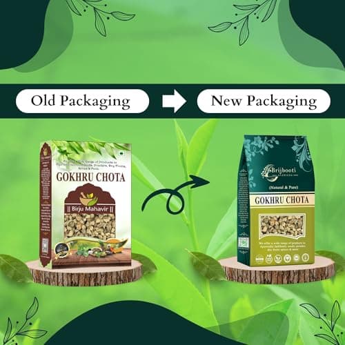 Brijbooti Gokhru Chota 400 gram - Tribulus Terrestris Seeds - Small Caltrops - Pure & Natural 2