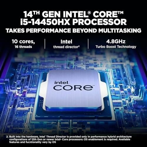 HP Victus, 14th Gen Intel Core i5-14450HX, 6GB RTX 3050, 24GB DDR5, 512GB SSD, FHD, 144Hz, IPS, 300 nits, 15.6''/39.6cm, Win11, M365* Office24, Mica Silver, 2.3kg, fa2303tx, RGB Gaming Laptop 2