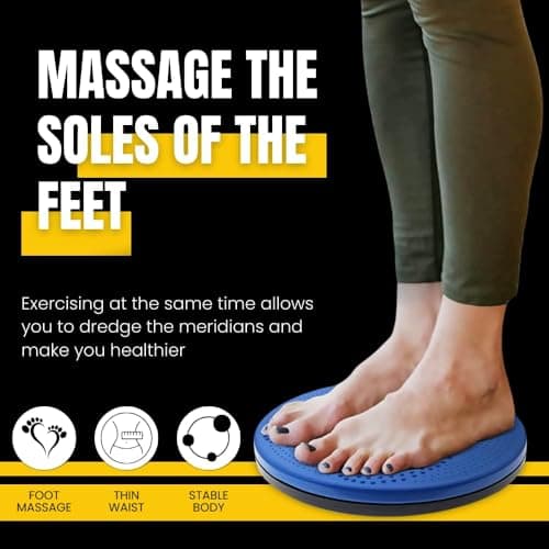 R.s India Care Tummy Twister Abdominal ABS Exerciser Body Toner Fat Buster Oblique Workout Perfect Waist Trimmer Exerciser Home Gym Equipment for Men and Women 5