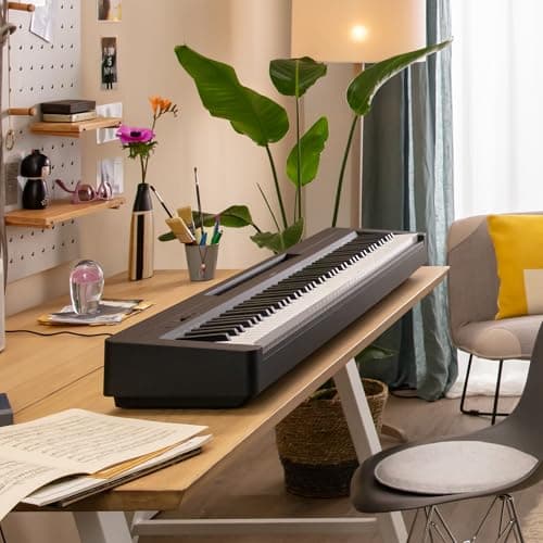 Yamaha P-145B Digital Piano – P-Series, 88 Keys, Black Finish, Weighted Keys, Compact Design, Expressive Sound, Ideal for Beginners & Intermediate Players 4