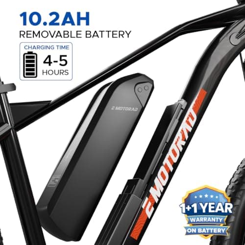 EMotorad T-REX AIR Electric Cycle | 50km Range | 7-Speed Multi Gears | Unisex E-Bike 3