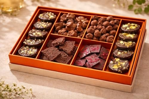 Chokola Chocolate Hamper – Treasure | 570 g | Assorted Flavours Chocolates & Cookies with Almonds & Nuts | Premium Artisanal Gift Box for Festivals & Special Occasions 3