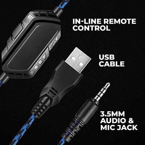 Cosmic Byte GS430 Gaming wired over ear Headphone, 7 Color RGB LED and Microphone 4