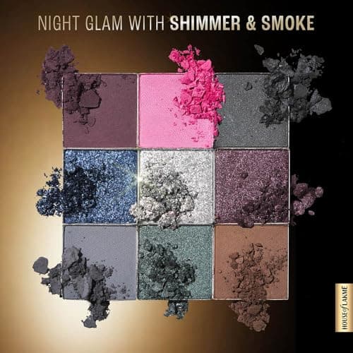 LAKME 9 in 1 Eyeshadow Palette, Shimmer & Smoke, 11.7g, for Glamorous Eye Makeup, with Blendable & Buildable Formula, Matte Shimmer and Metallic Finish, for Women 3