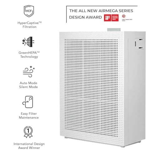 Coway Airmega 150 (Ap-1019C) Air Purifier For Home,Longest Filter Life 8500Hrs (Approx. 1.5-2 Yrs),Anti-Virus True Hepa Filter (H13),Kills Allergies,Virus,Germs & Pm 0.01 With 99.999% Efficiency,White 4
