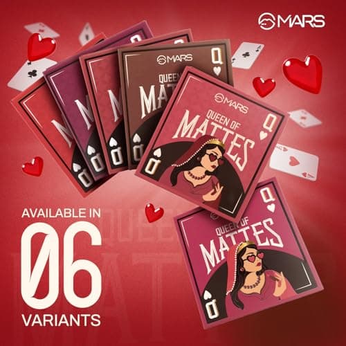 MARS Queen of Mattes Liquid Lipsticks Box Set of 3 (13.5 ml) (ALL ROUNDER) | Smudgeproof & Transferproof | Intense Swipe Pigmentation | Long-Lasting Wear 5