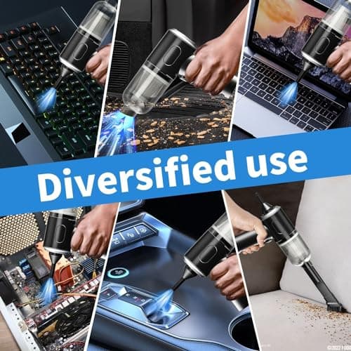 Car Vacuum Cleaner 3 in 1 + Car Dust Microfiber Cloth || Vacuum Cleaner for Home Use Wet and Dry With Dust Removal Cloth for Home/Cars/SUV/All Types of Vehical - || Best Car Accessories 2026 3