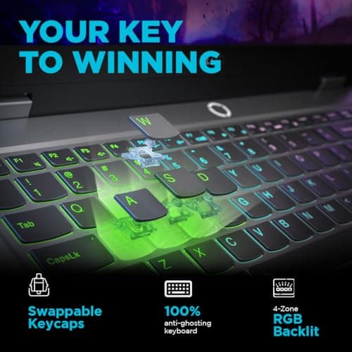 Lenovo LOQ, Intel Core i5 13th Gen 13450HX, NVIDIA RTX 4050 6GB, 16GB RAM, 512GB SSD, 15.6"(39.6cm), Windows 11, Office Home 2024, Grey, 2.4Kg, 83DV00X4IN, 100% sRGB, 3 Mon. Game Pass Gaming Laptop 5