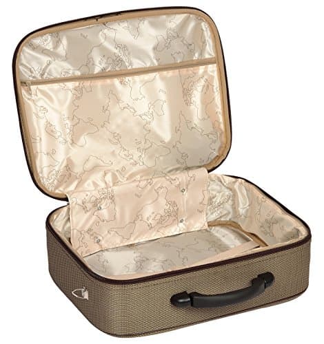 TREKKER Polyester Vintage Brown Softsided Cabin Luggage Size 22' Without Wheels 5