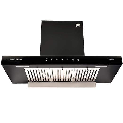 Kutchina Chimney 90 cm 1250 m³/hr Autoclean Baffle Filter Chimney for Kitchen 90cm, Signia | 9 Yrs Warranty on Motor, 1 Yr on Product | Touch Control + Wave Sensor