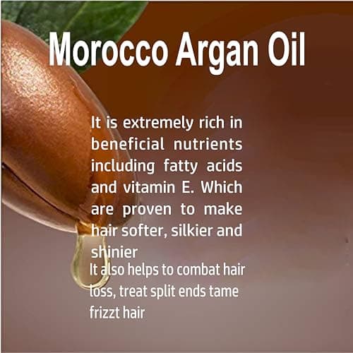 Khadi Herbal 100% Pure & Natural Argan Hair Oil, with the Goodness of Olive oil & Sunflower Oil, for Dry & Frizzy Hairs 200ml with khadi india logo 5