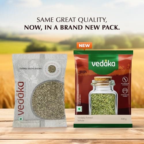 Amazon Brand - Vedaka Fennel Whole | 100 G | Saunf 3