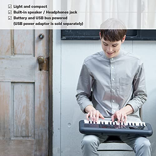 Yamaha PSS-A50 Portable Mini Keyboard – 37 Keys, Black, Compact & Lightweight, Built-in Sounds & Rhythms, Battery Operated, Ideal for Beginners & Travel 4