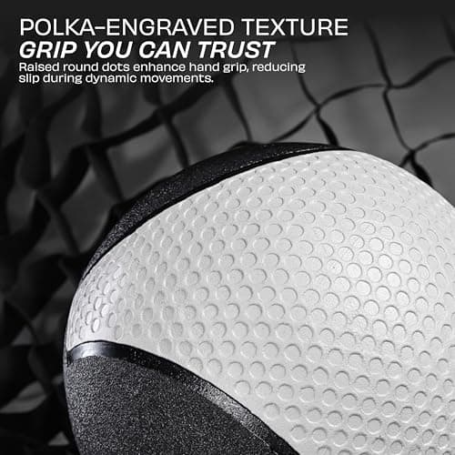 Nivia Pro Medicine Ball for Strength Training, Core Workouts, Endurance Training, Non-Slip Surface, Weight Ball for Crossfit (Grey, 1 KG) 6